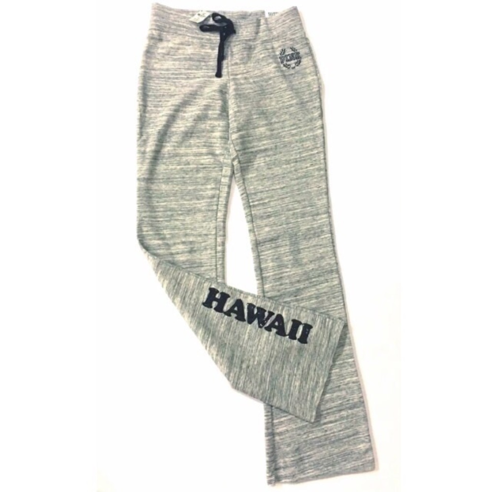 VS PINK Sequin Bling UH Hawaii Flare Pants S NWT